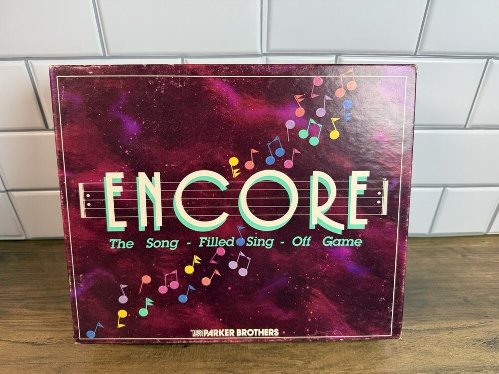 Vintage Parker Brothers Encore Music Board Game, Complete
